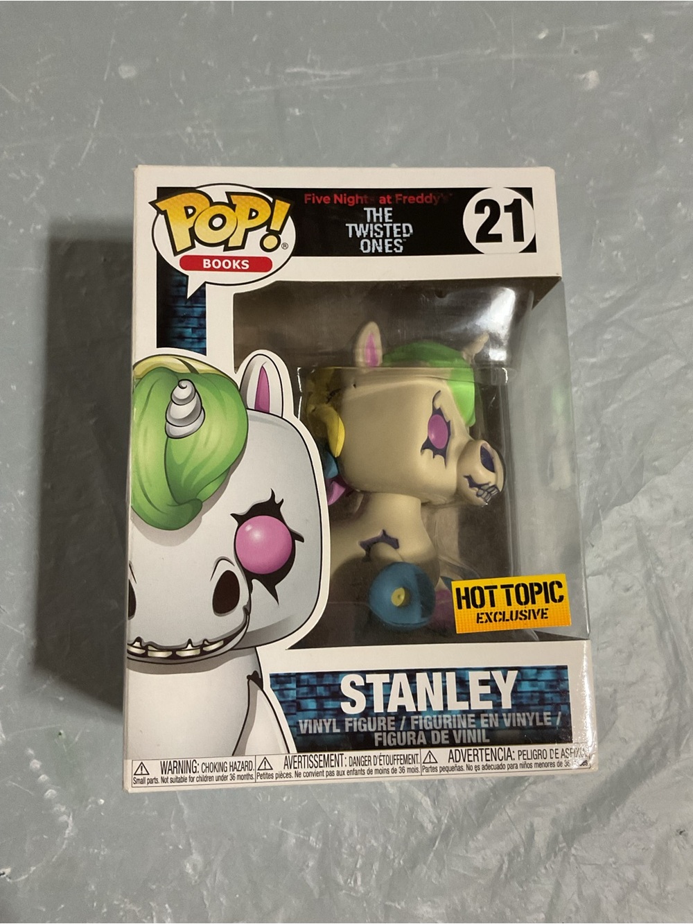 Funko Pop! Stanley Vinyl Figure - Green Hair & Pink Eyes